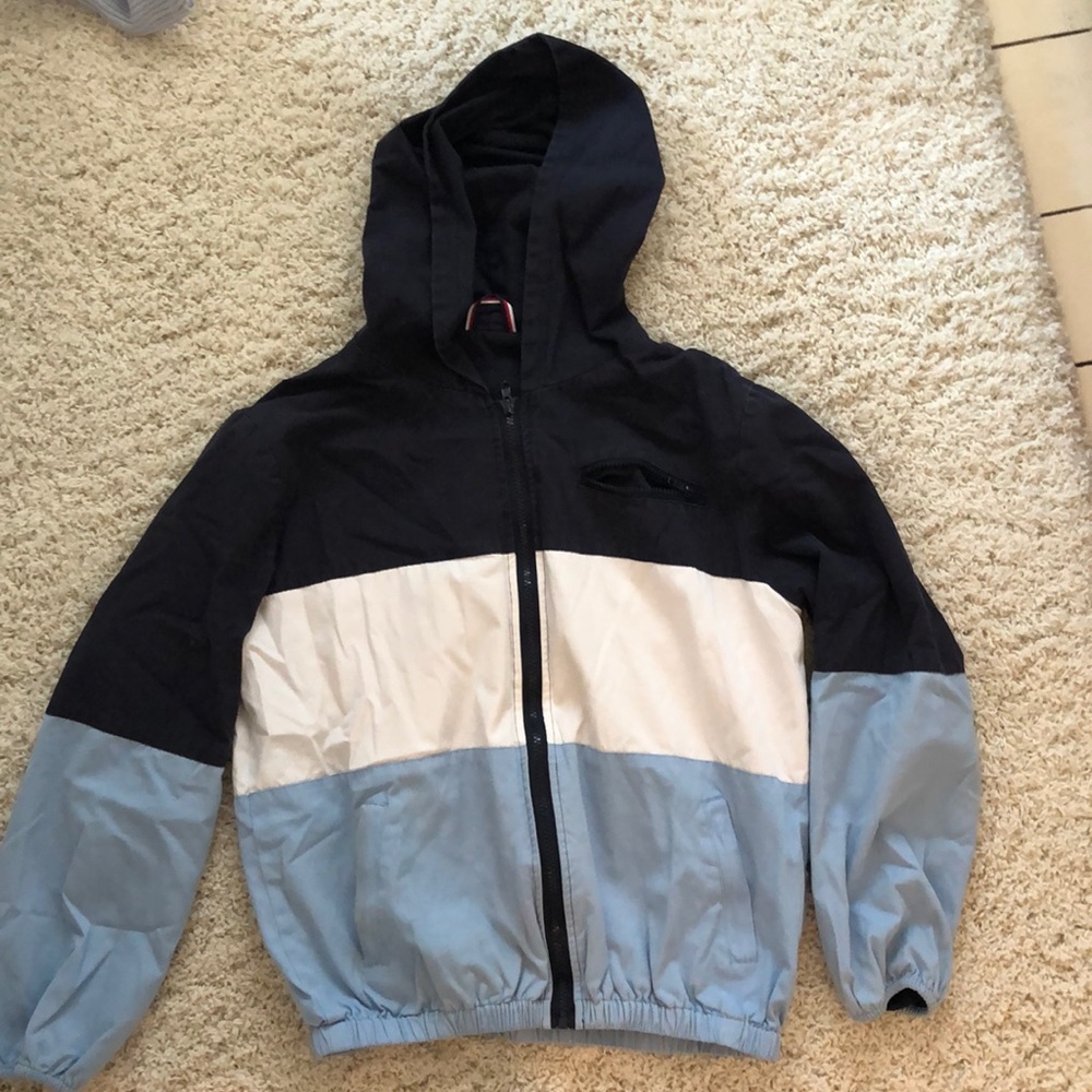 Color block brandy melville bomber windbreaker!